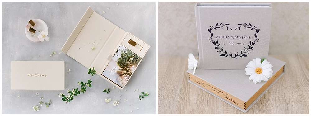 packaging luxe photo mariage