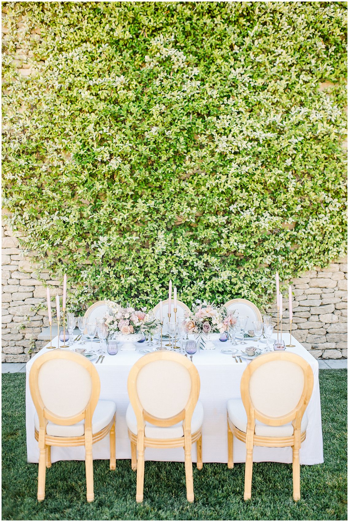 table mariage luxe